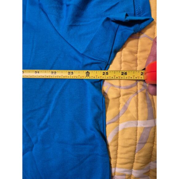 Blue Flower Decal T-shirt-Size 3XL-NWT - Picture 6 of 7